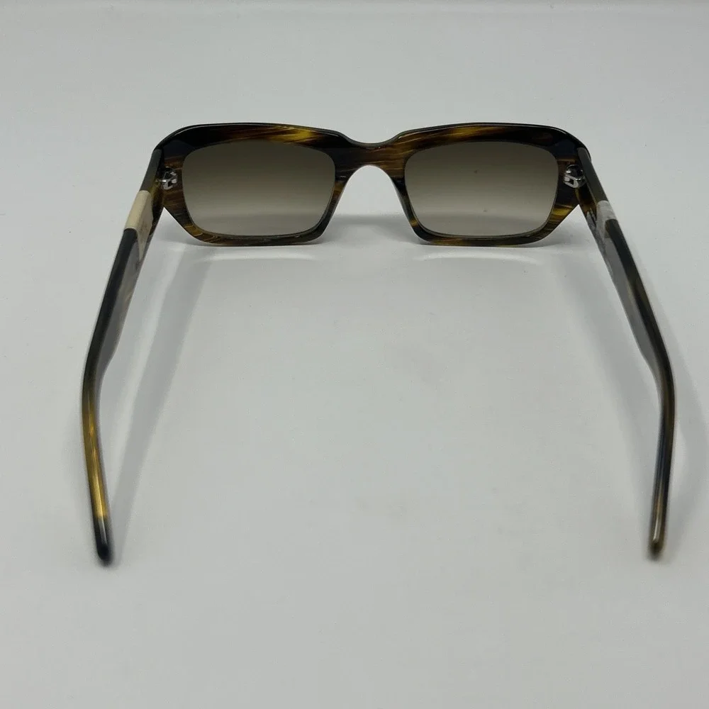 NWT Norman Childs VINTAGE 4 Sunglasses 48-21-140 GF Child Gray Fade Green Frames